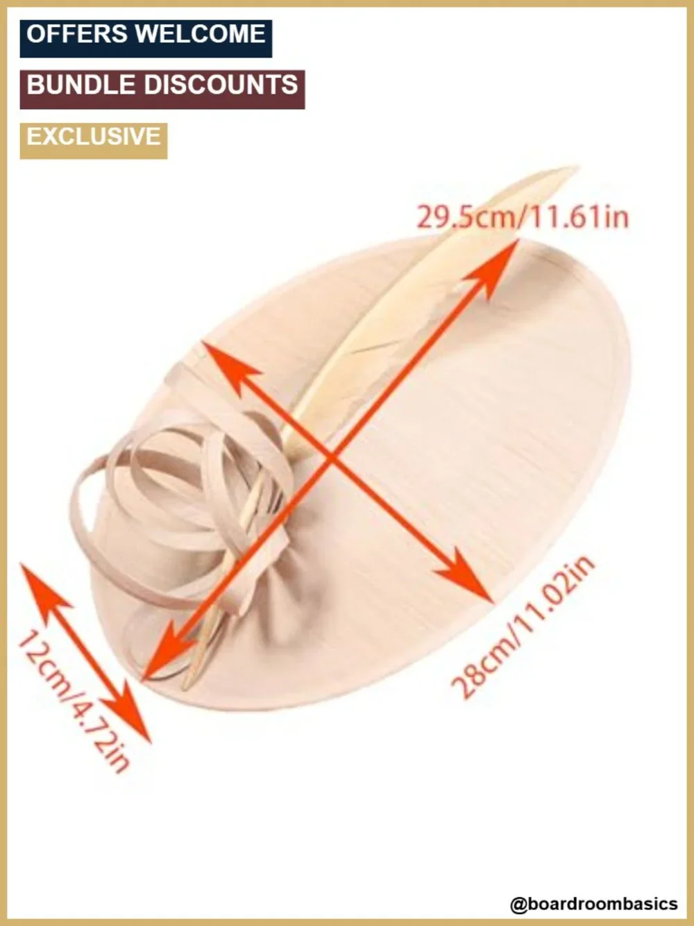 Elegant Wide Brim Derby Hat for Women - Adjustable Church Tea Party Fascinator
